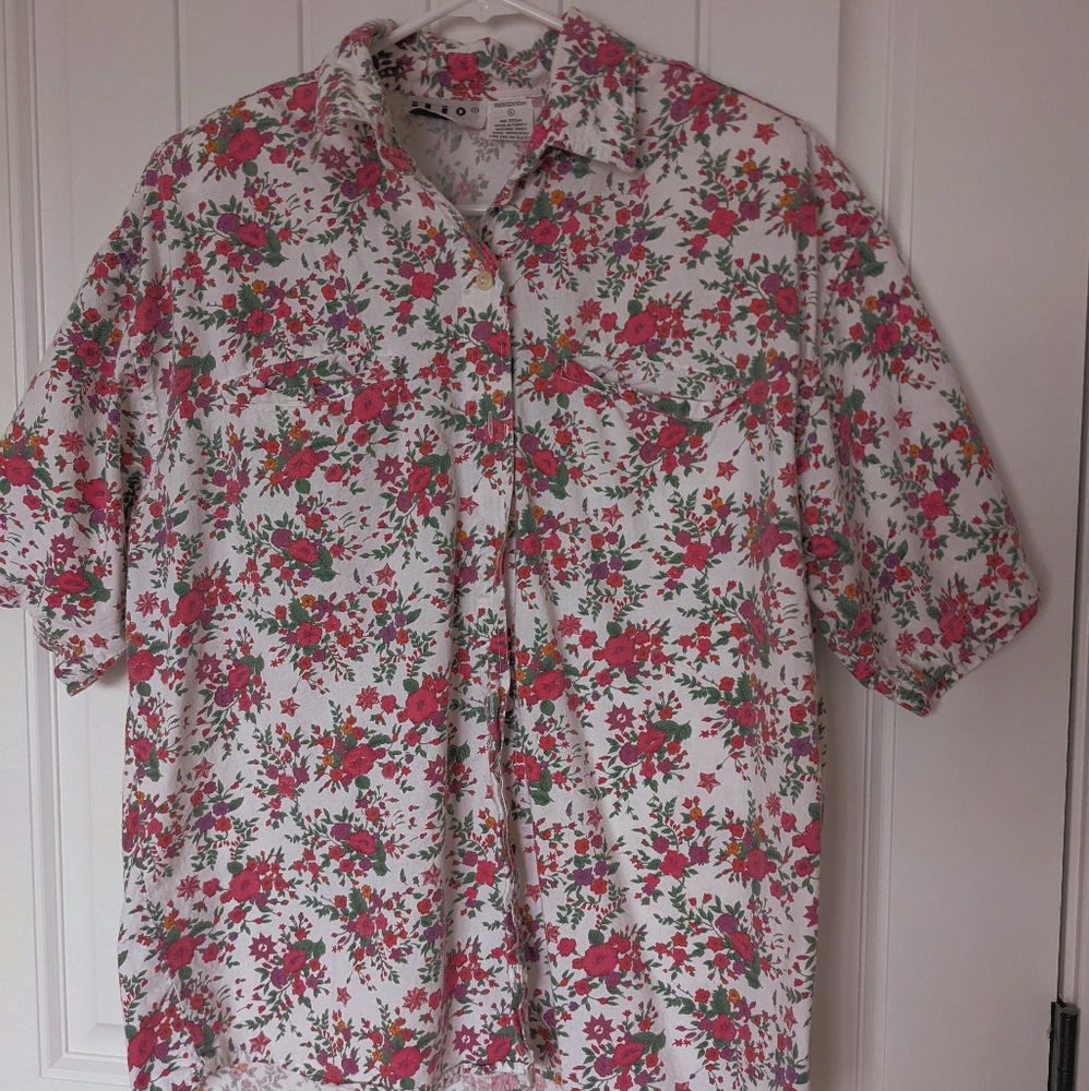 Large Floral Button up from Ilio